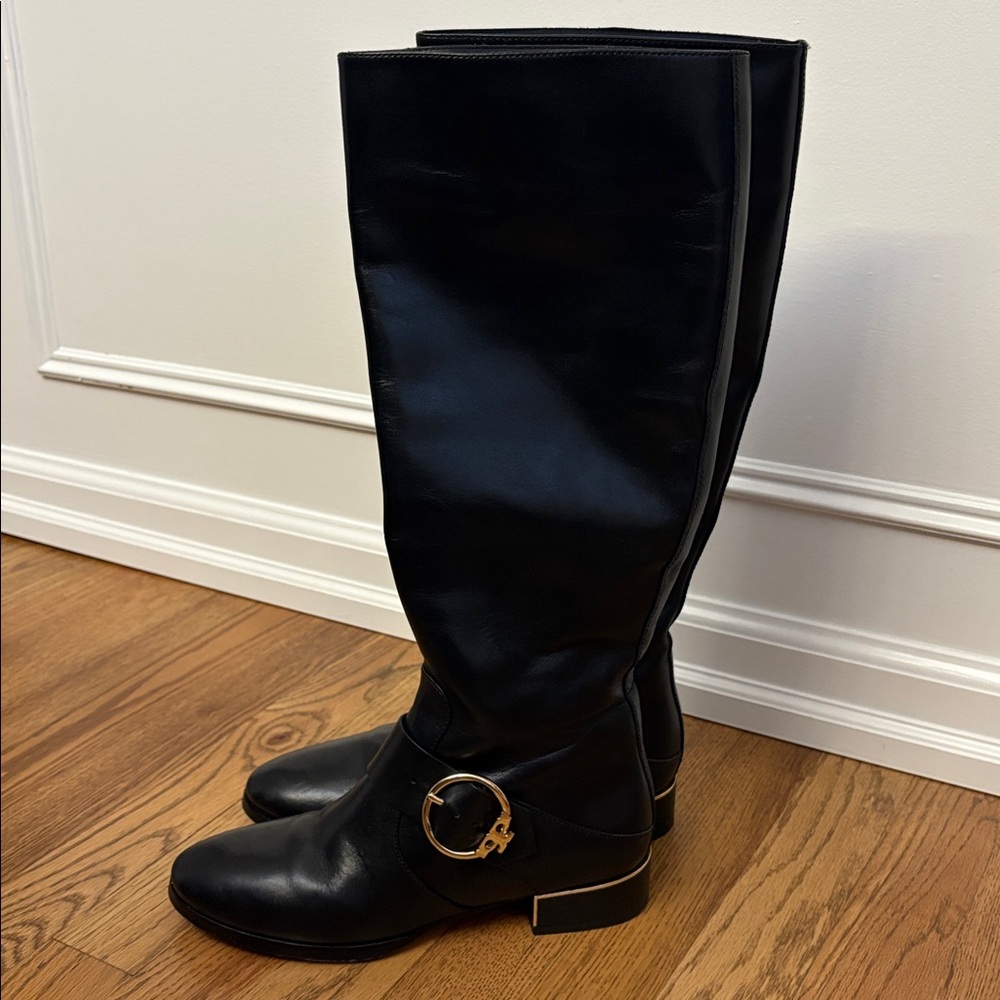 Tory Burch Sofia Riding Boot with Dust Bag - Picture 3 of 9